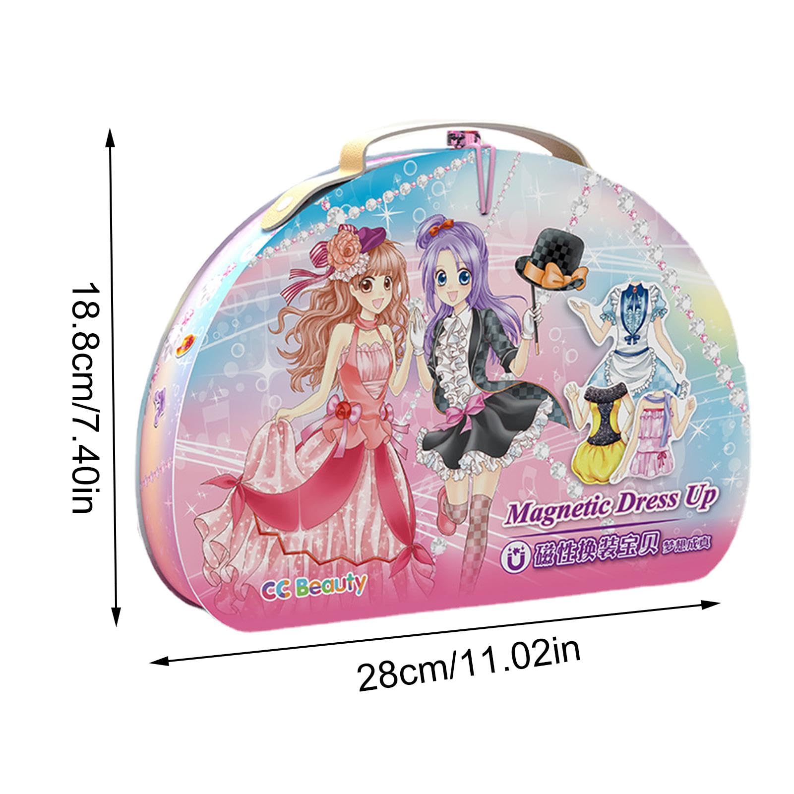 Amazon.co.jp: 女の子用ステッカー着せ替えブック、マグネット着せ替え