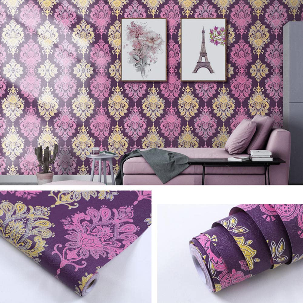 LáMina Adhesiva Decorativa para cambiar el fondo de la pared del dormitorio con CYN Q-38
