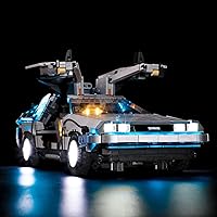Vista 3 de BRIKSMAX Luz para Back-to-The-Future-Time-Machine 10300 - Kit de iluminación LED compatible con Lego Creator Expert - No incluye el set de Lego