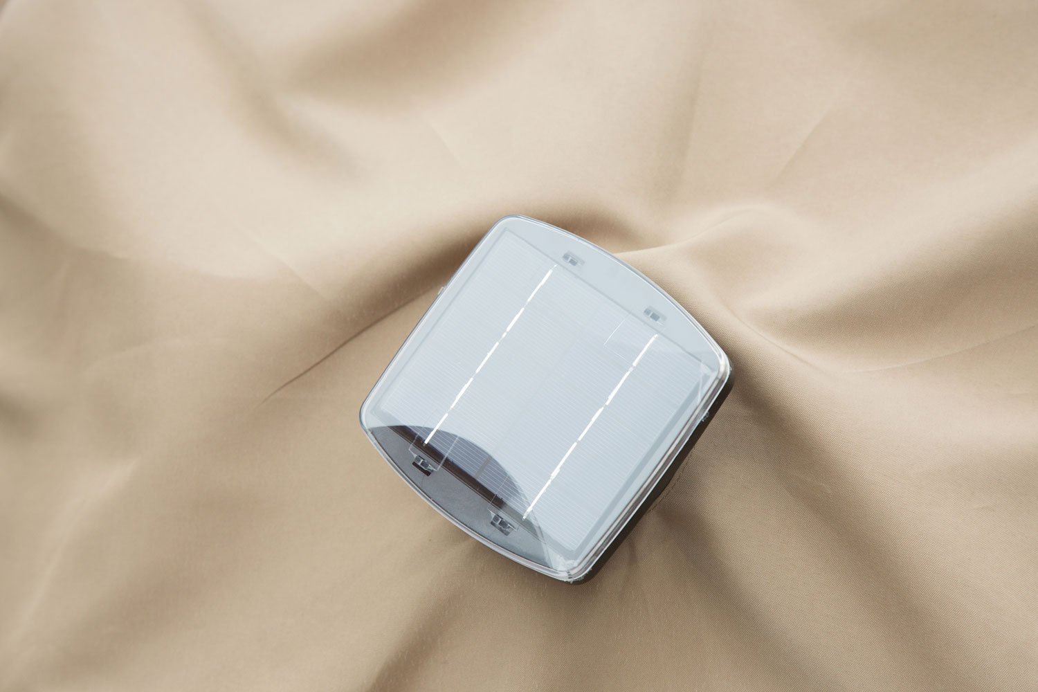 Amazon Com Sun Ray 811027 9 X7 Rectangular 8 Rib Solar Patio Umbrella 32 Led Lights Crank And Tilt Aluminum Frame Taupe Beige Garden Outdoor