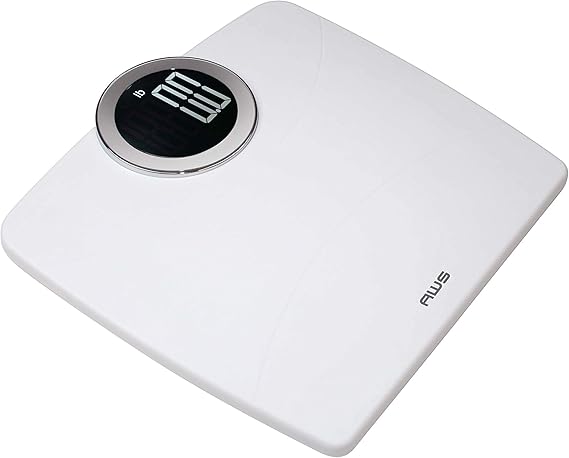 Amazon.com: American Weigh 396Luma Digital Bathroom Scale 396Lb X 0.2Lb : Health & Household