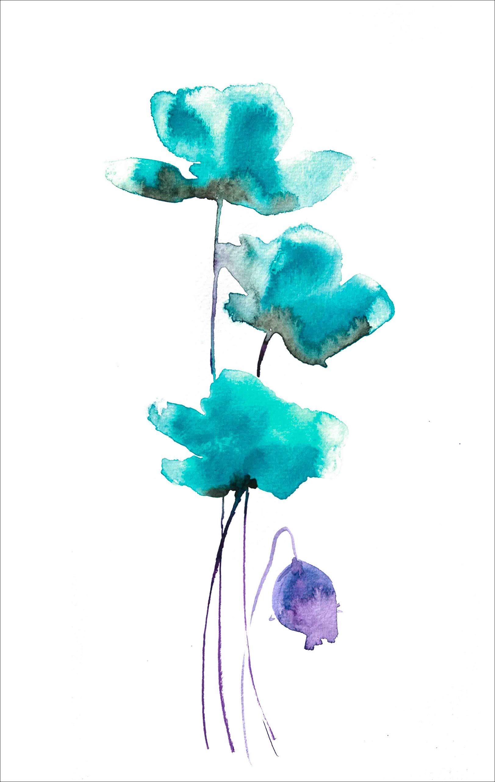 Estoralis Flores y Plantas | Estor Enrollable Diseño Moderno | Translúcido Estampado Digital | Modelo F-3138 | 110 x 180 cm (Ancho/Alto) Tamaño Tela 107 x 175 cm | Estores para Ventanas y Puertas