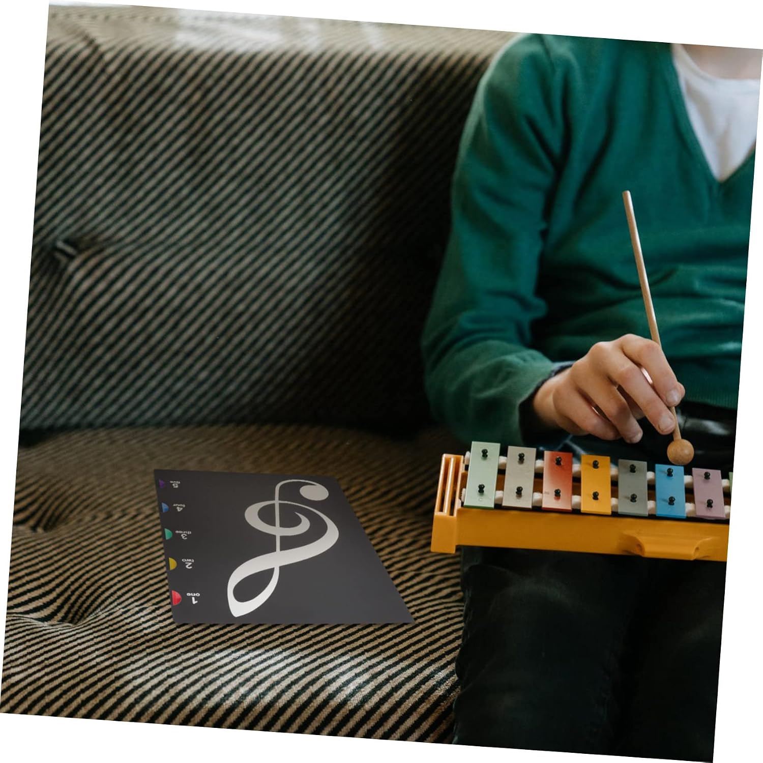 A4 Music Score Folder Colorful Plastic Music Sheet Binder Adjustable Document File Organizer for Piano and Choral Scores