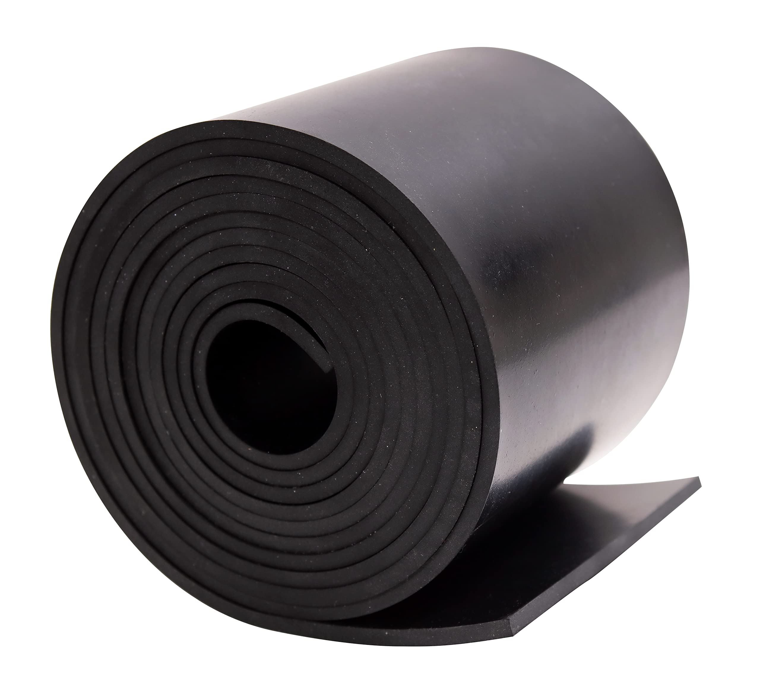 Neoprene Rubber Sheet Solid Rubber Strips Roll PadInsulation for Weather Stripping, Gasket, Shield, Costume, Seal, DIY (3/16 (.187") Thick, 5" Wide X 10' Long)