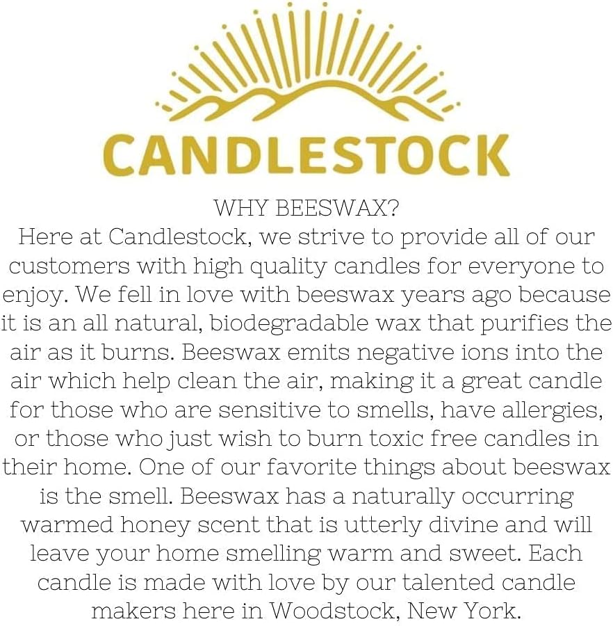 Miniatura 2 de Candlestock Pares de velas de cera de abeja sin perfume hechas a mano, tarros de vidrio reciclado (cortos)