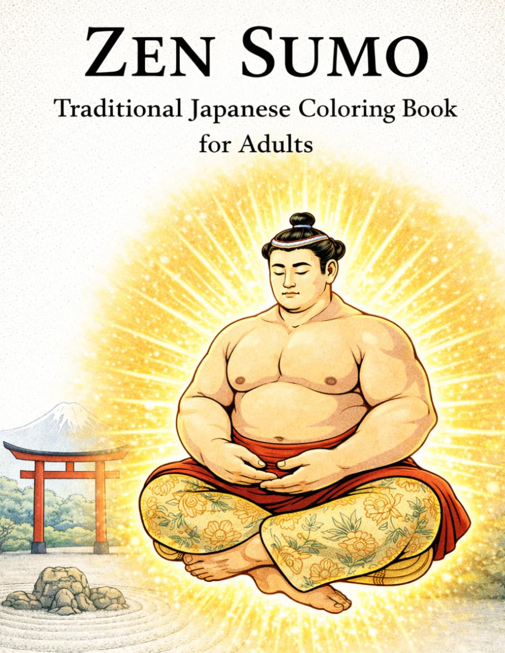 Zen Sumo: Traditional Japanese Coloring Book for Adults: Zen Culture, Mindfulness & Japanese Art