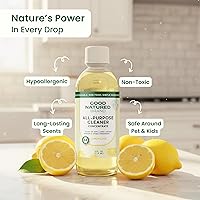 Vista 2 de Good Natured Brand Limpiador concentrado multiusos Limpiador multisuperficie Aceite esencial de limón natural Limpiador concentrado multiusos