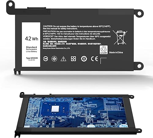 Miniatura 5 de WDX0R - Batería de repuesto para laptop Dell Inspiron 13 15 5000 7000 Series 5570 7579 7378 5567 7573 5565 5379 5378 Latitude 3490 3590 3340 3400