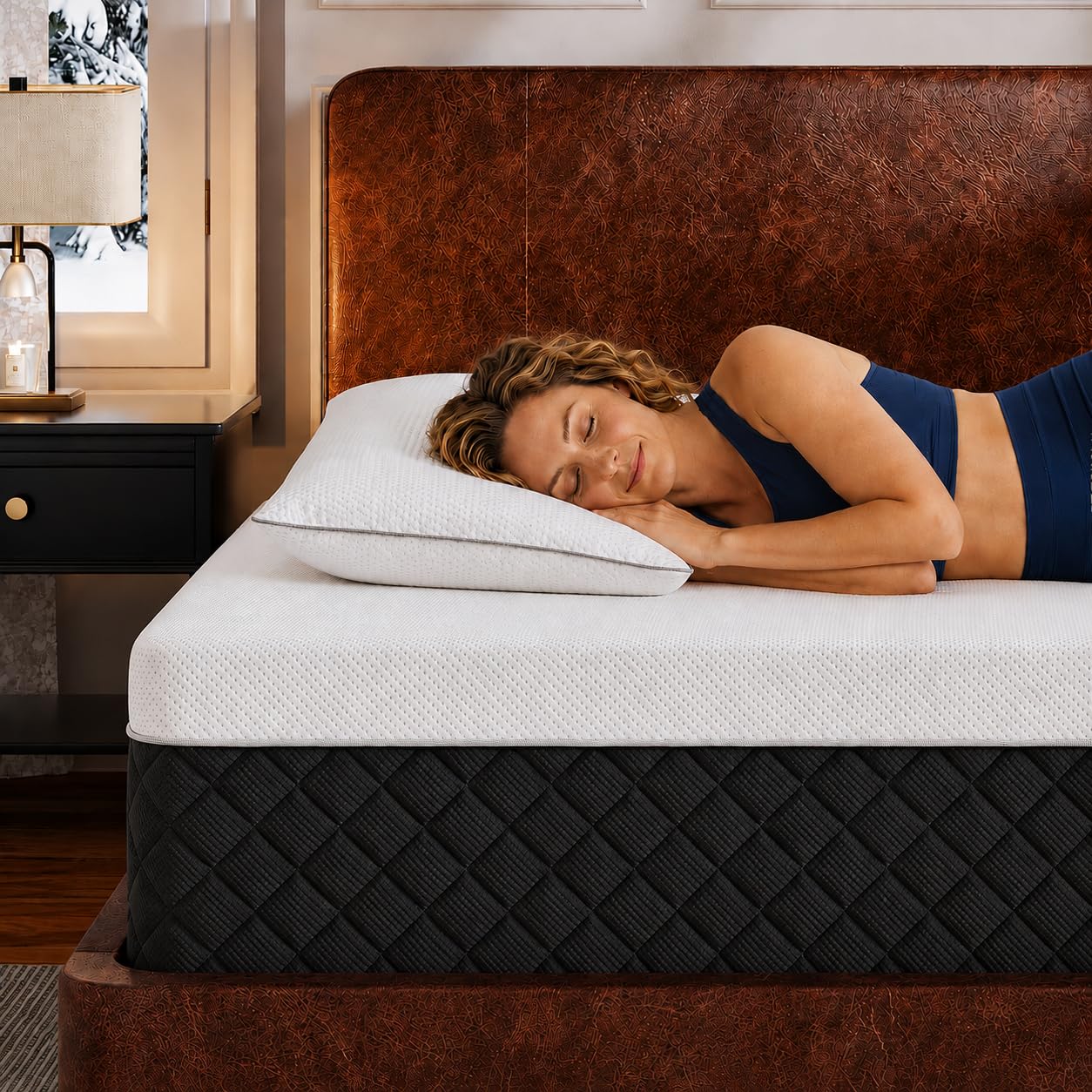 SLEEP100 Firm Queen Memory Foam Mattress 10 Inch