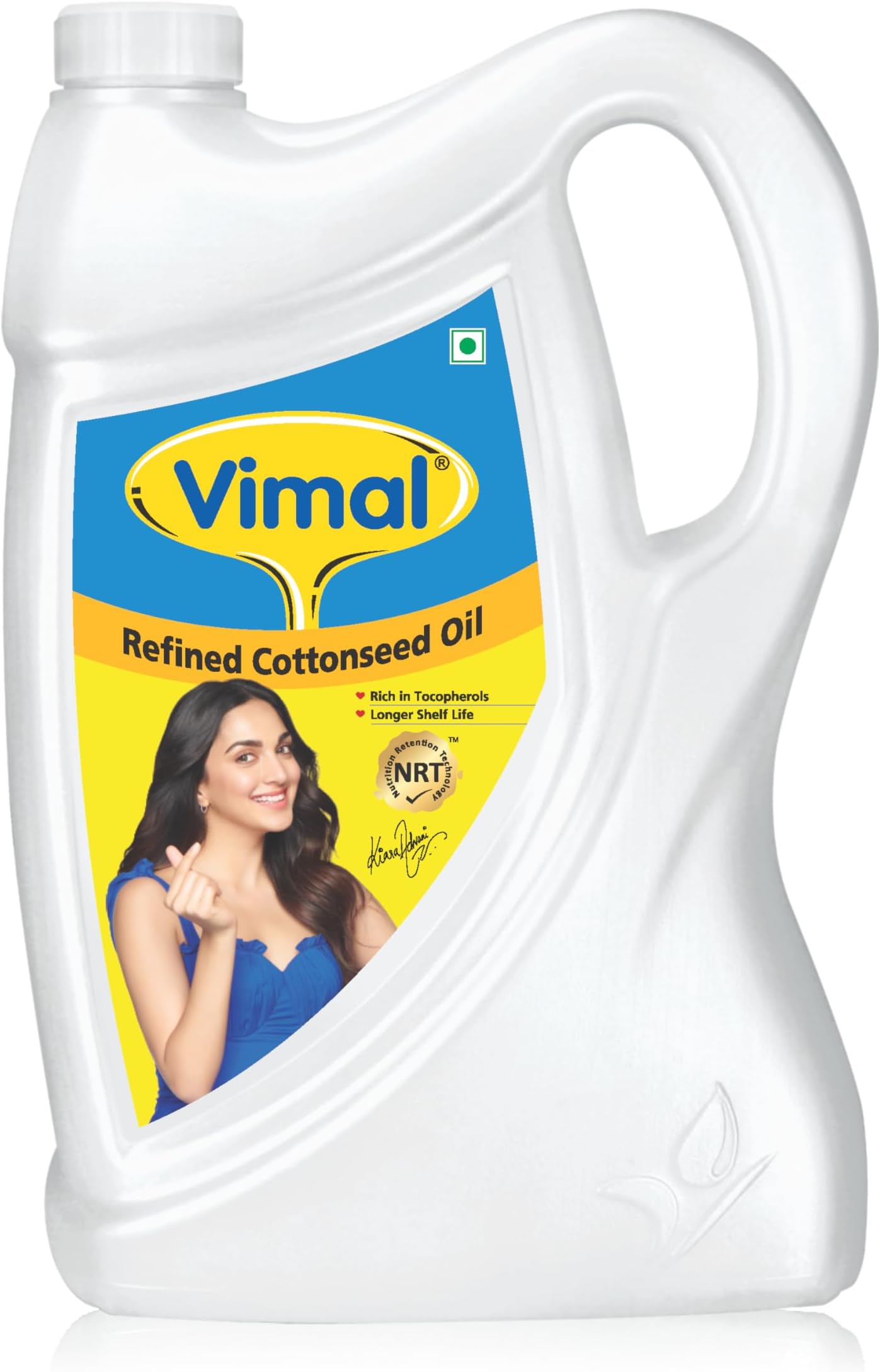 Vimal Cottonseed Oil: Healthy Kapasiya Tel, Refined Cooking Oil for Balanced Diet | Pure Cottonseed Oil, High Smoke Point (5L)