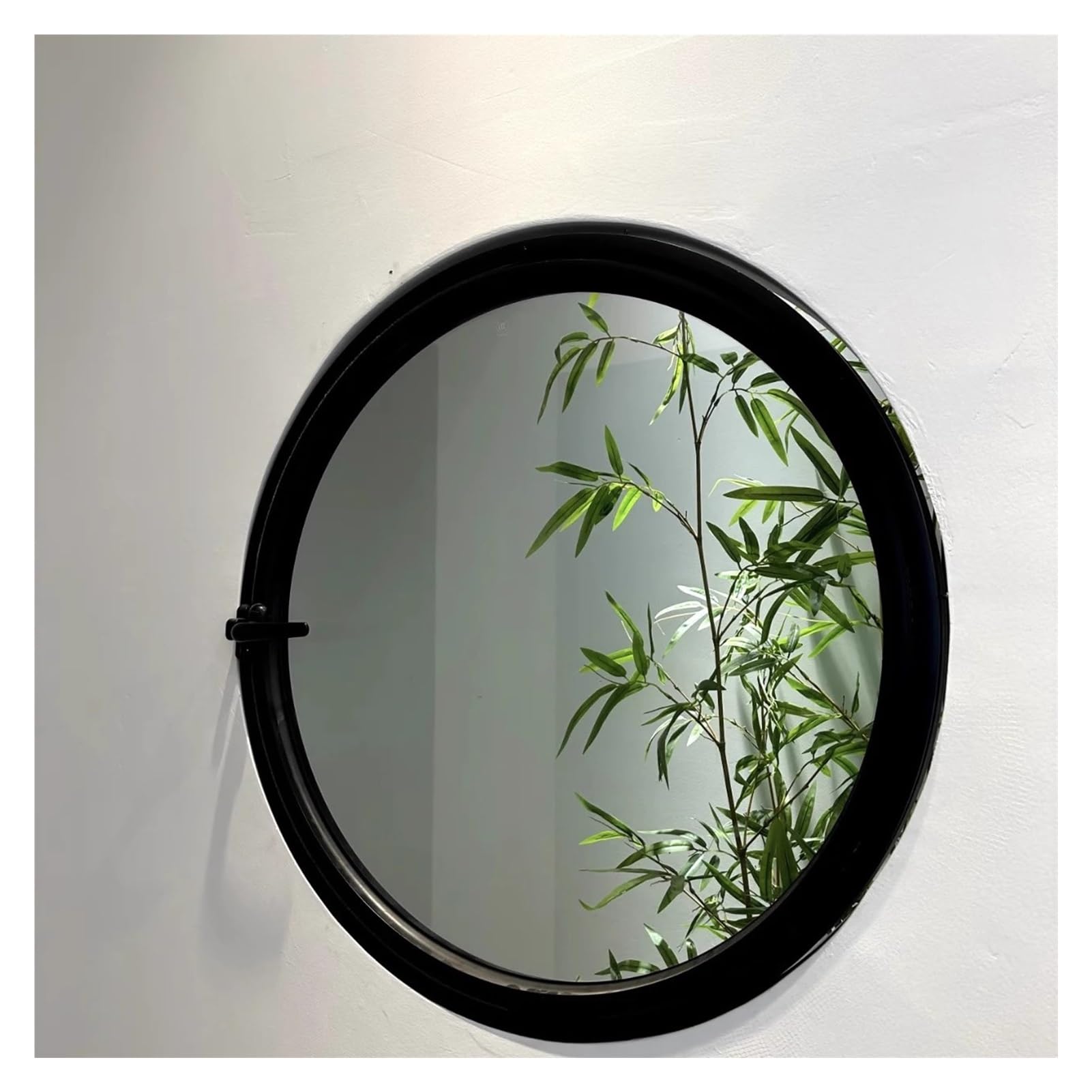 Ventana de ojo de buey redonda de 70 cm en aluminio con manija