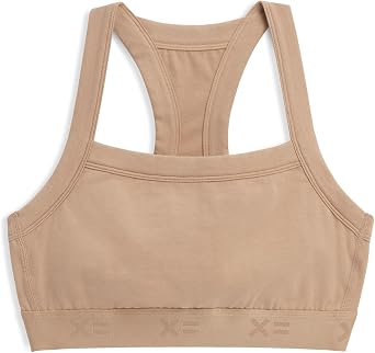 TomboyX Scoop Soft Bra, Cotton Scoop-Neck Bralette for Women, Wireless No-Padding Low Impact, XS-4X