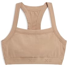 TomboyX Scoop Soft Bra, Cotton Scoop-Neck Bralette for Women, Wireless No-Padding Low Impact, XS-4X