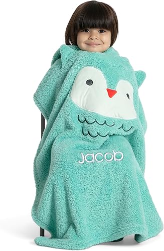 Miniatura 8 de Delta Children Manta Sherpa personalizada para niños, unicornio morado claro