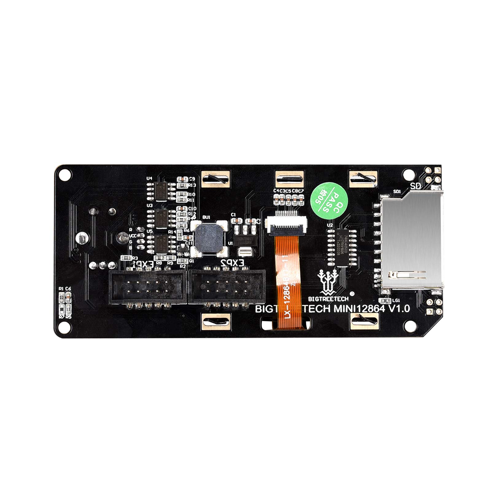 BIGTREETECH Mini12864 V2.0 graficzny inteligentny wyświetlacz LCD panel sterowania wyświetlacz podświetlenie RGB odpowiednie VORON 2.4 do drukarki 3D MKS Gen/SKR mini e3 v2.0 Ender3
