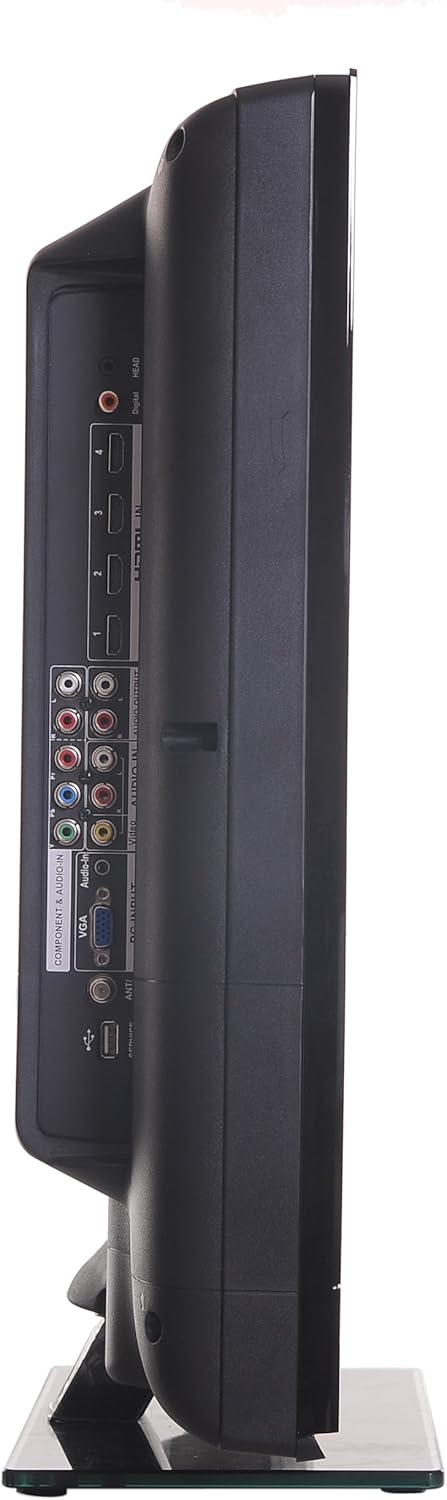 پاسي view of RCA 32LB45RQ HDTV showing side input ports