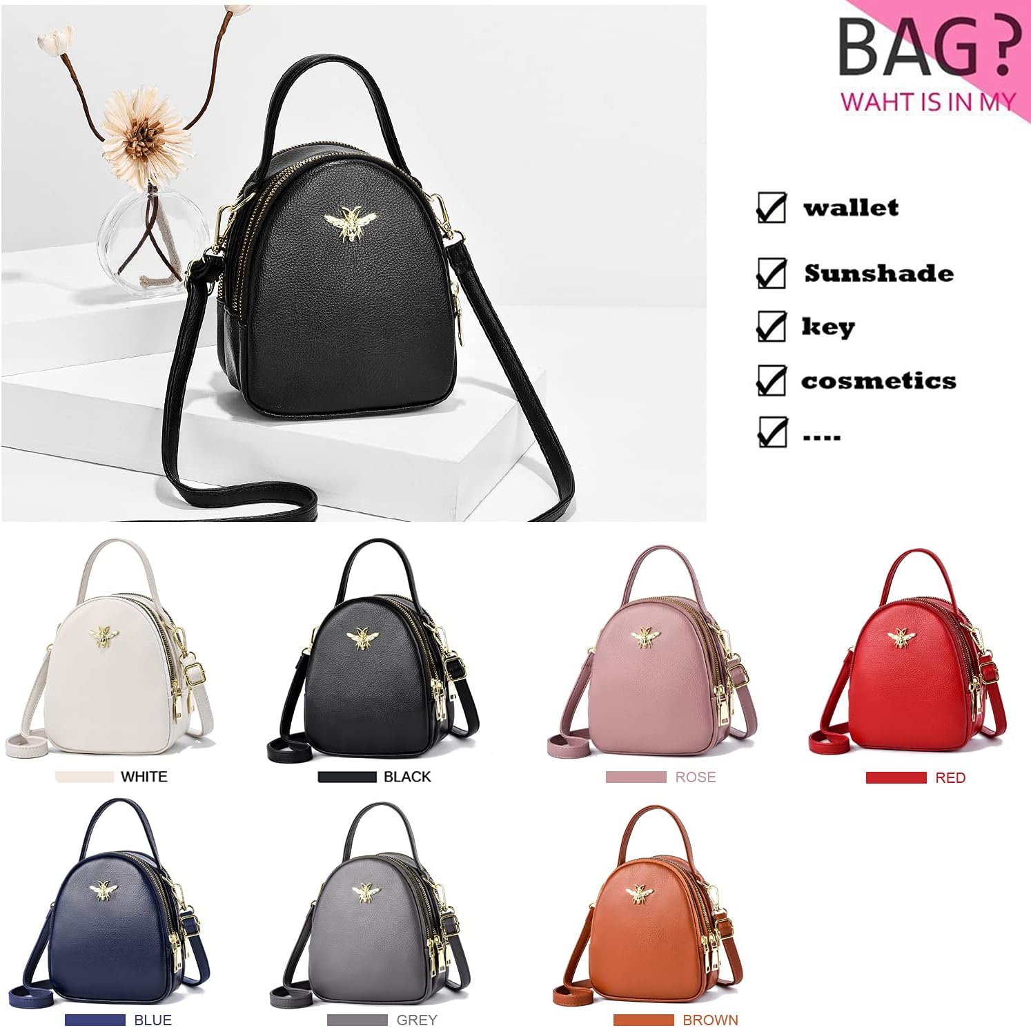 Small Crossbody Bags Shoulder Bag for Women Stylish Ladies Messenger Bags Purse and Handbags Wallet - Image 3