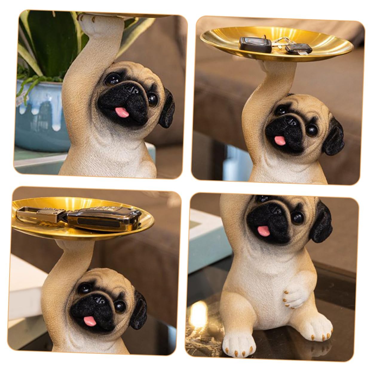 Dog Holding Decoration Tray | Decoration Dog Serving Tray with Handle | Dishes Plate Holder for Kitchen, Bedroom, Office, Dinning Table Dog Serving Tray Decorative Showpiece Item (1) — Amazon image 5