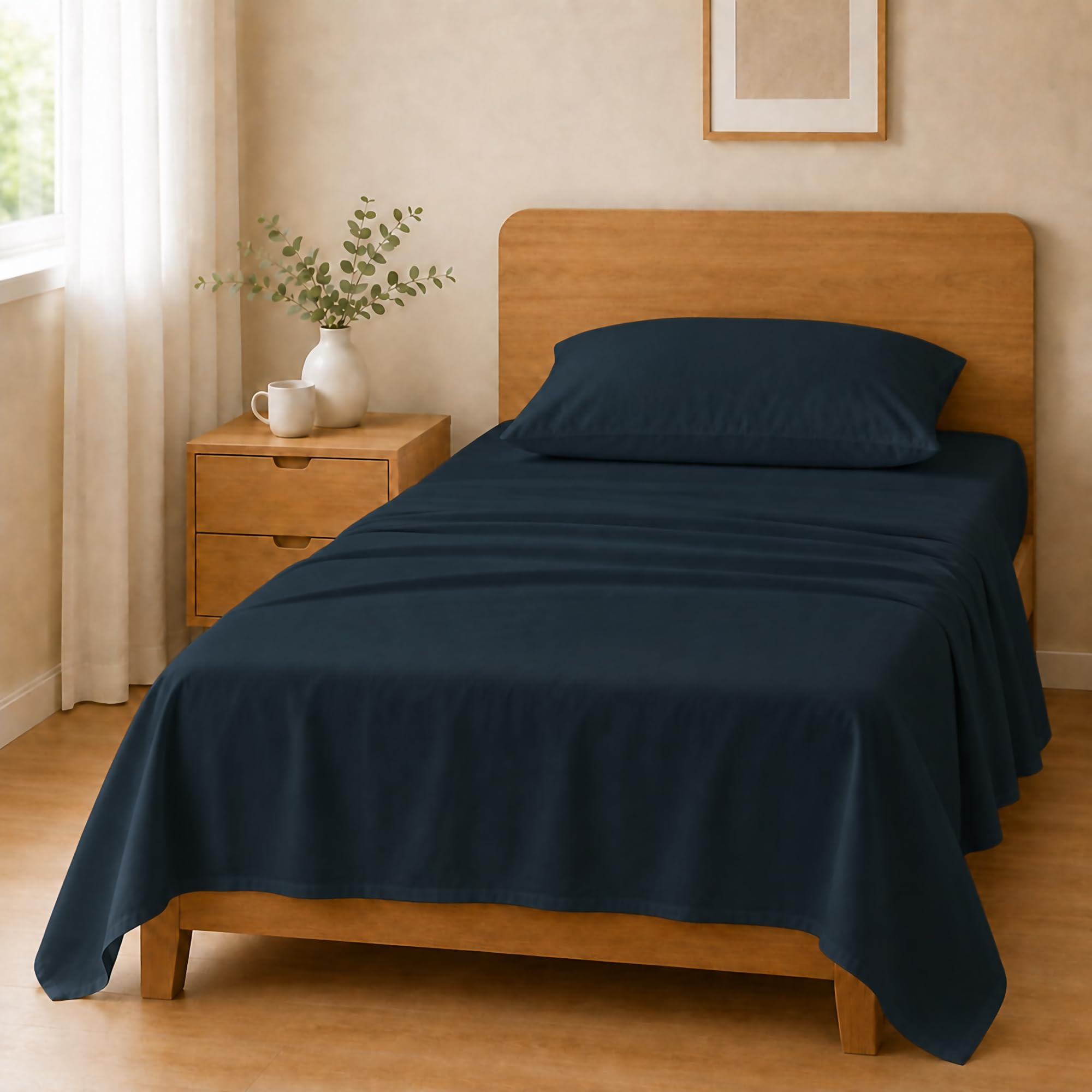 Homebliss Microfibre Set 90 x 190 + 25 / 150 x 240 + 45 x 75 1 Piece, Dark Petrol
