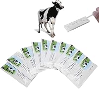 Vista 9 de 10 piezas de papel de prueba de embarazo de vaca, kit de prueba de embarazo de vaca, herramienta de prueba de detección de embarazadas tempranas