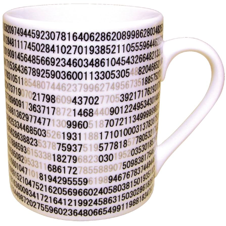 Amazon.co.jp: 愛龍社 お勉強マグ 円周率 AR-1187円周率