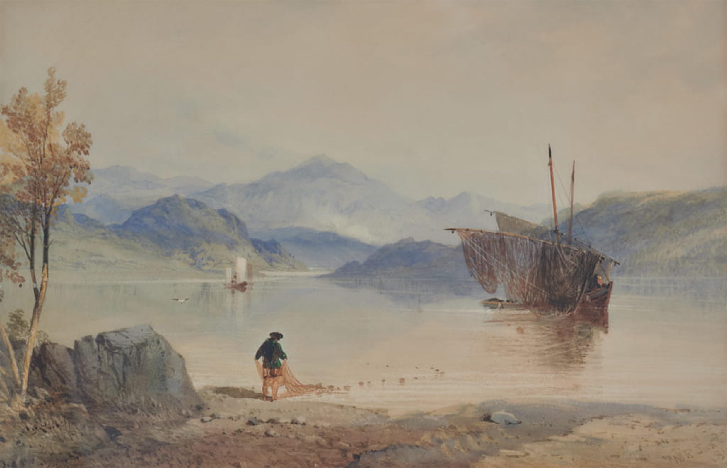 Loch écossais Miles Richardson image sur toile decoration murale affiche grand format - 5
