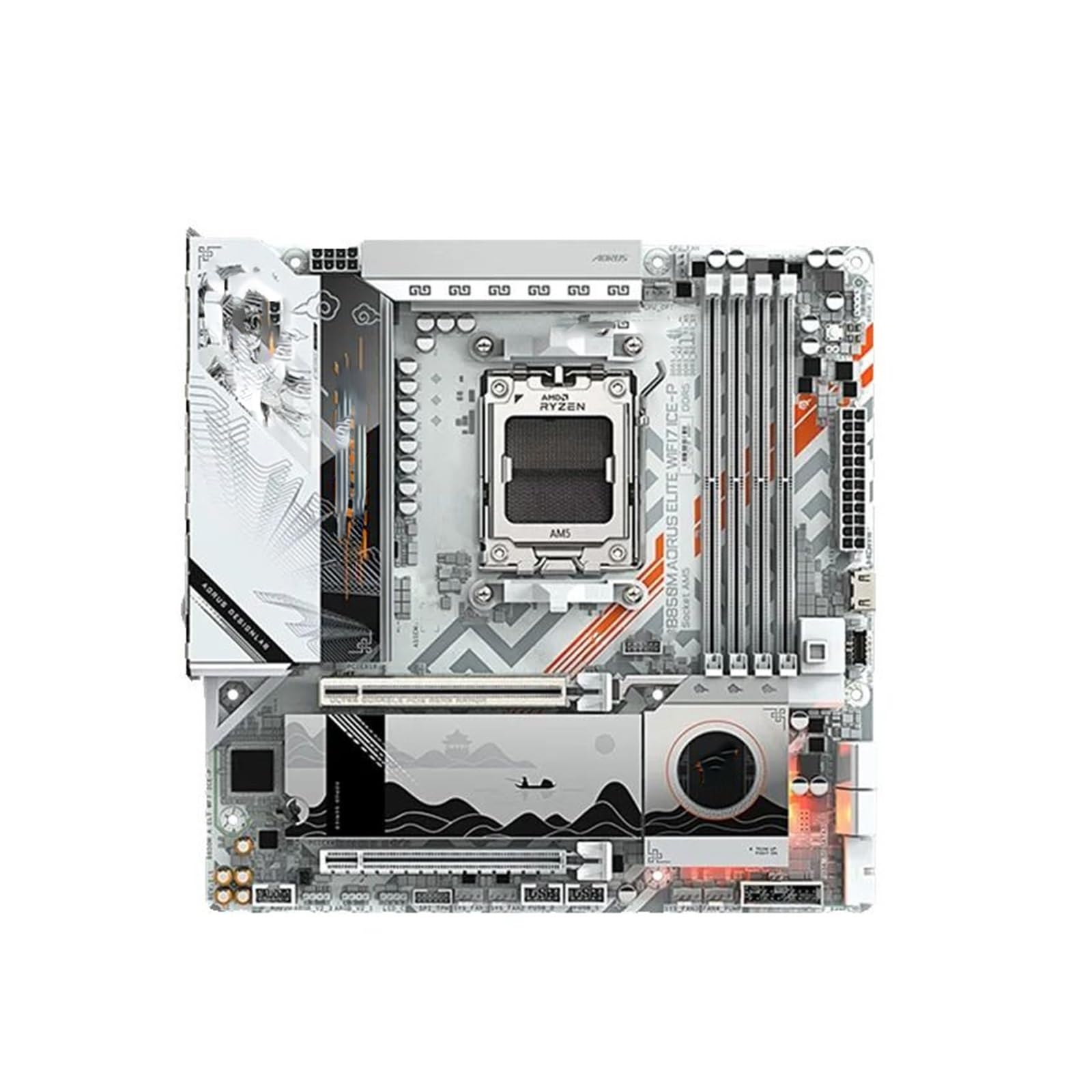 Motherboard Placa Base Fit For GIGABYTE B850M AORUS Elite WIFI7 Ice-P Micro ATX B850 CPU Ryzen Serie 9000 8000 7000 Socket AM5