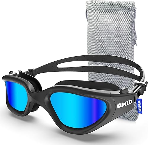 OMID Gafas de natación, P2 Lite cómodas gafas de natación antivaho para hombres y mujeres