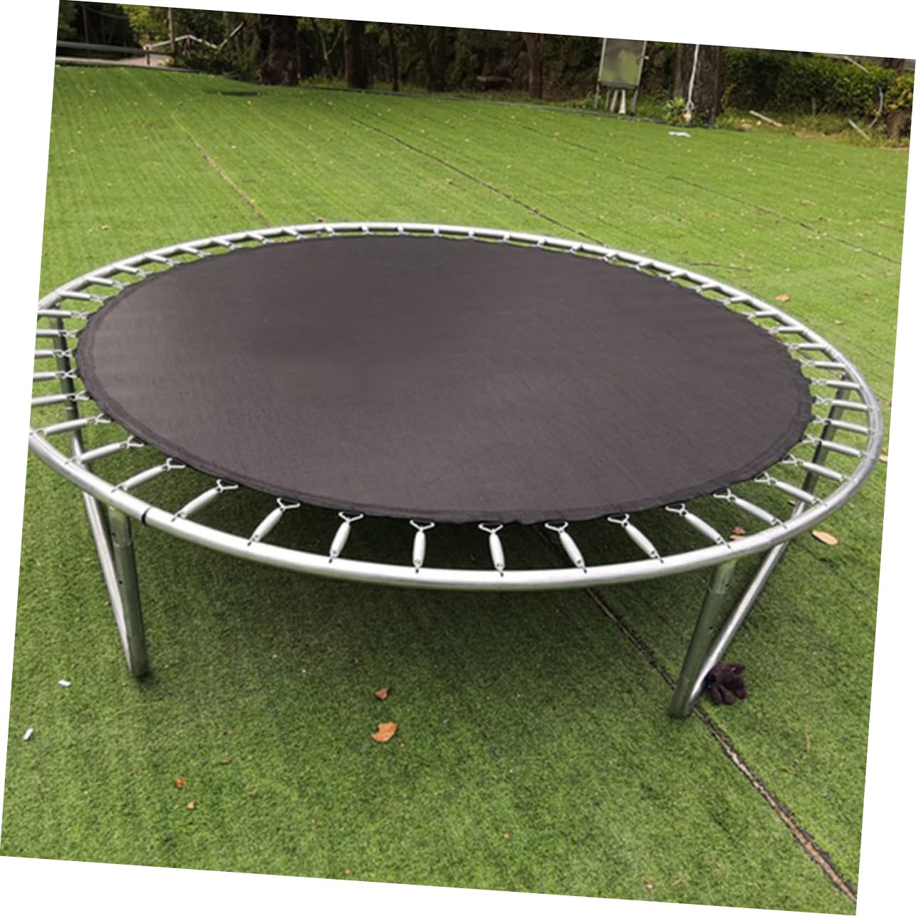 ibasenice Praktische Federn Trampolin Outdoor Tragbare Trampolinfedern Feder Mit Schlepphaken Verzinkte Stahlfeder Trampolinfederwerkzeug Verzinkter Stahldraht Silber