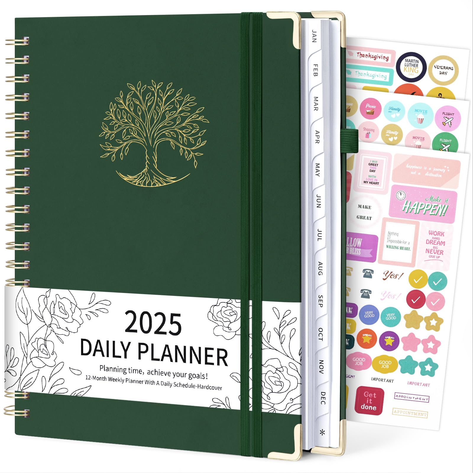 Snapklik.com : EYROZILL 2025 Planner, Weekly And Monthly Planner 2025 ...