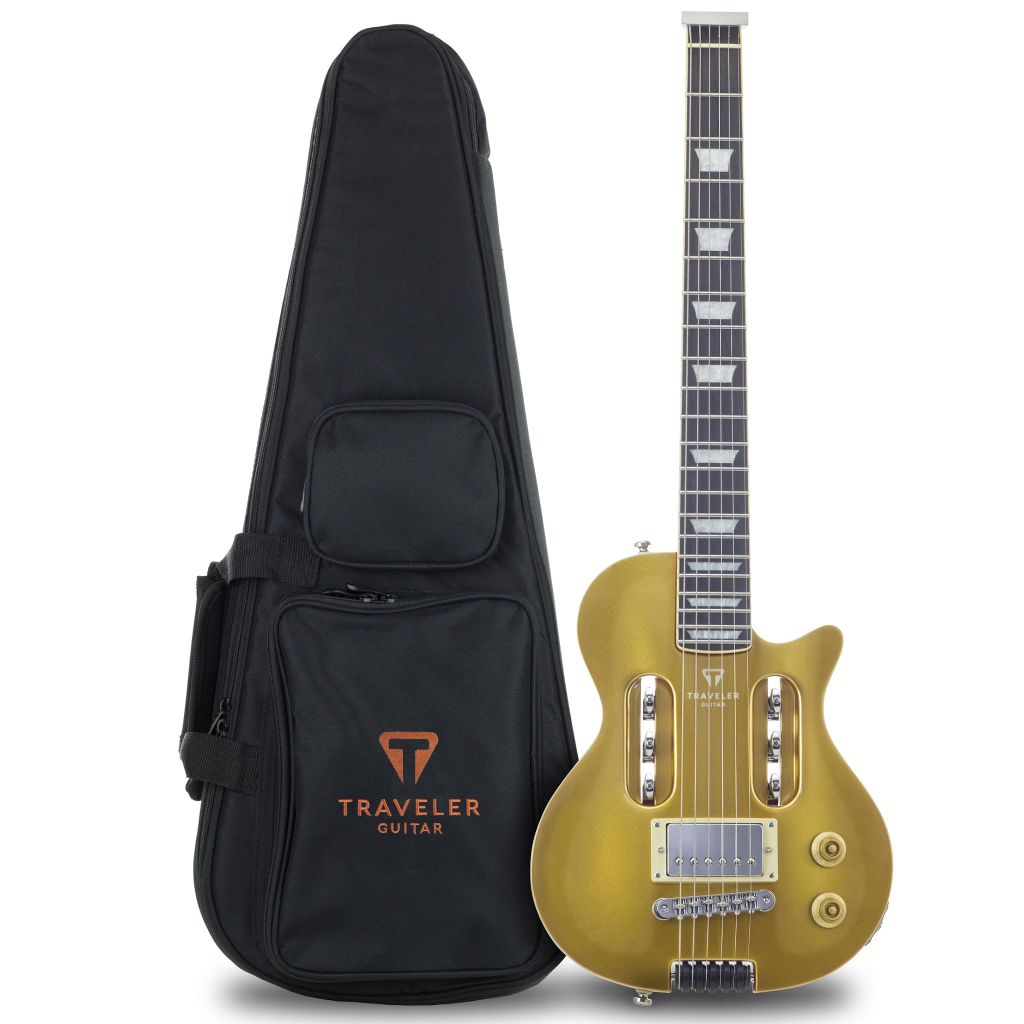 Amazon.com: Traveler Guitar EG-1 Deluxe (Gold-Top) Electric Travel