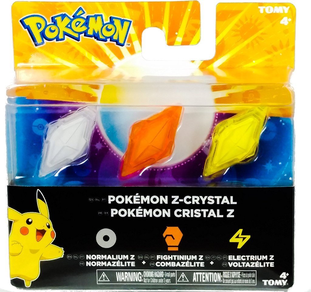 Pokémon Z-Crystal 3 Pack - Styles Vary : Amazon.co.uk: Toys & Games