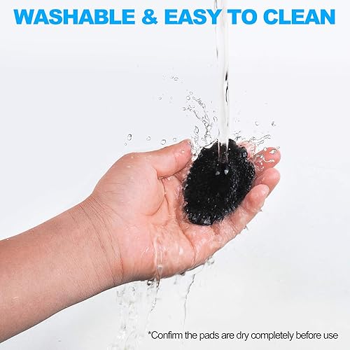 Miniatura 3 de MegaWise 14 almohadillas de masaje de repuesto para electrodos reutilizables EMS/Tens de 0.138 in