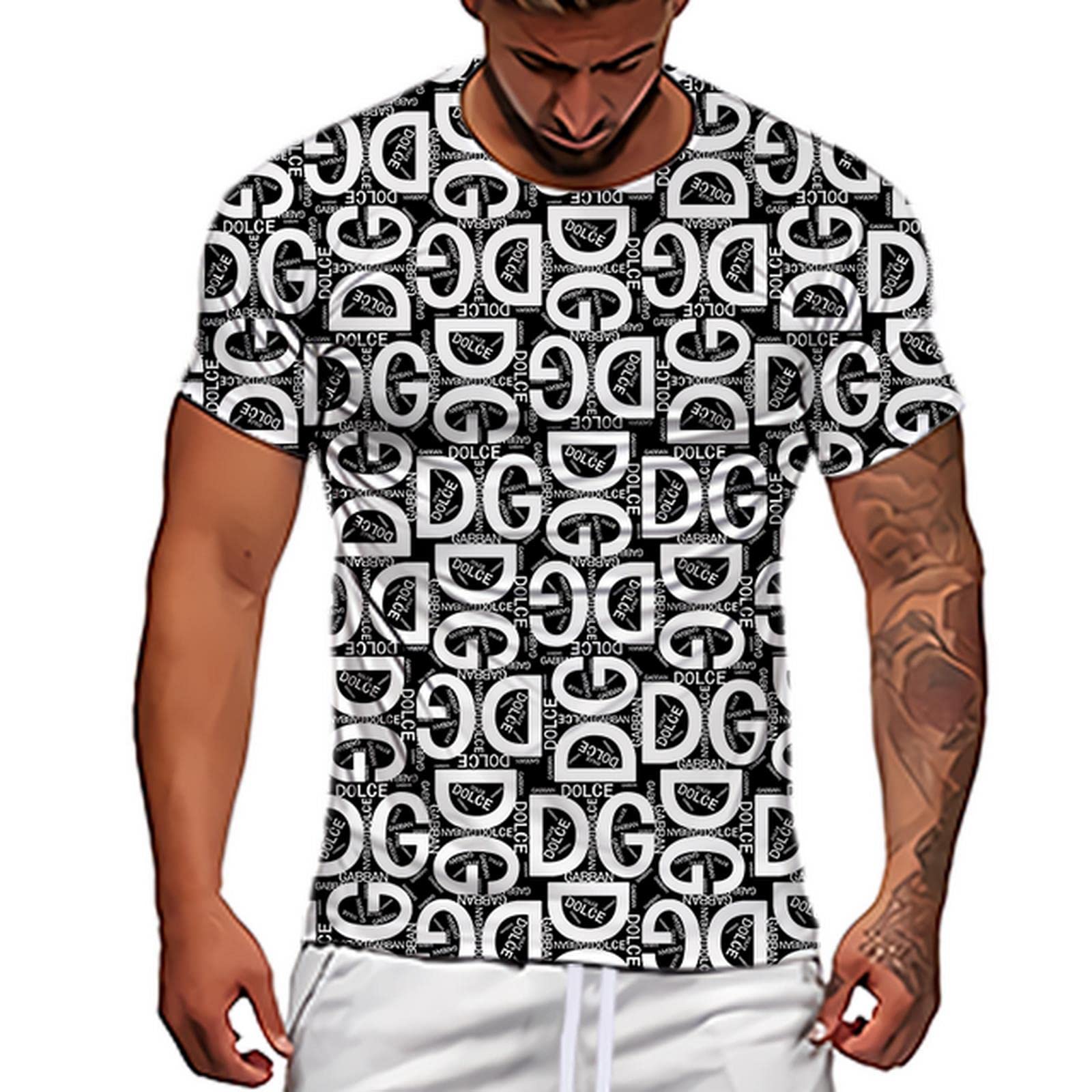 MOGSA T-shirt unisex t-shirt adulto oversize casual girocollo estate traspirante camicia