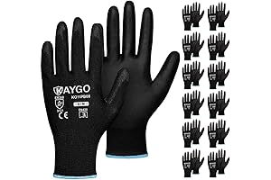 KG11PB PU Coated Work Safety Gloves