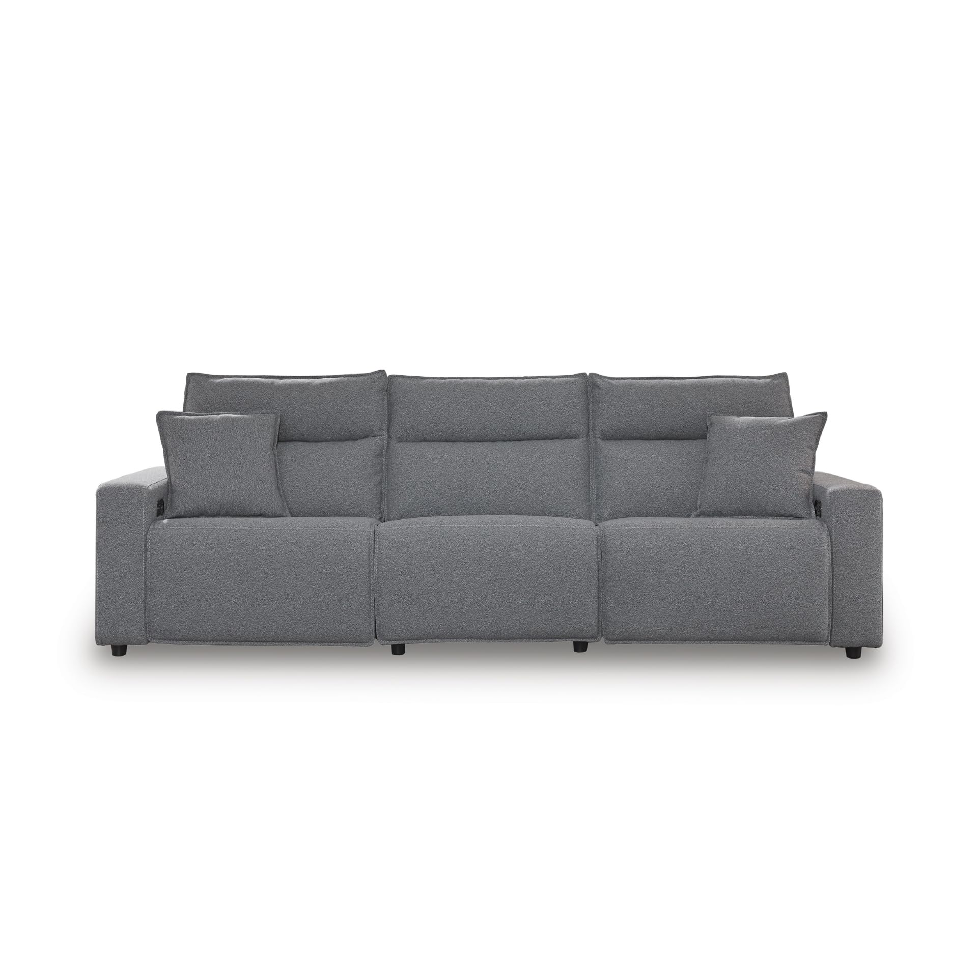 Signature Design by Ashley 3-Piece Power Reclining Sectional, Gray