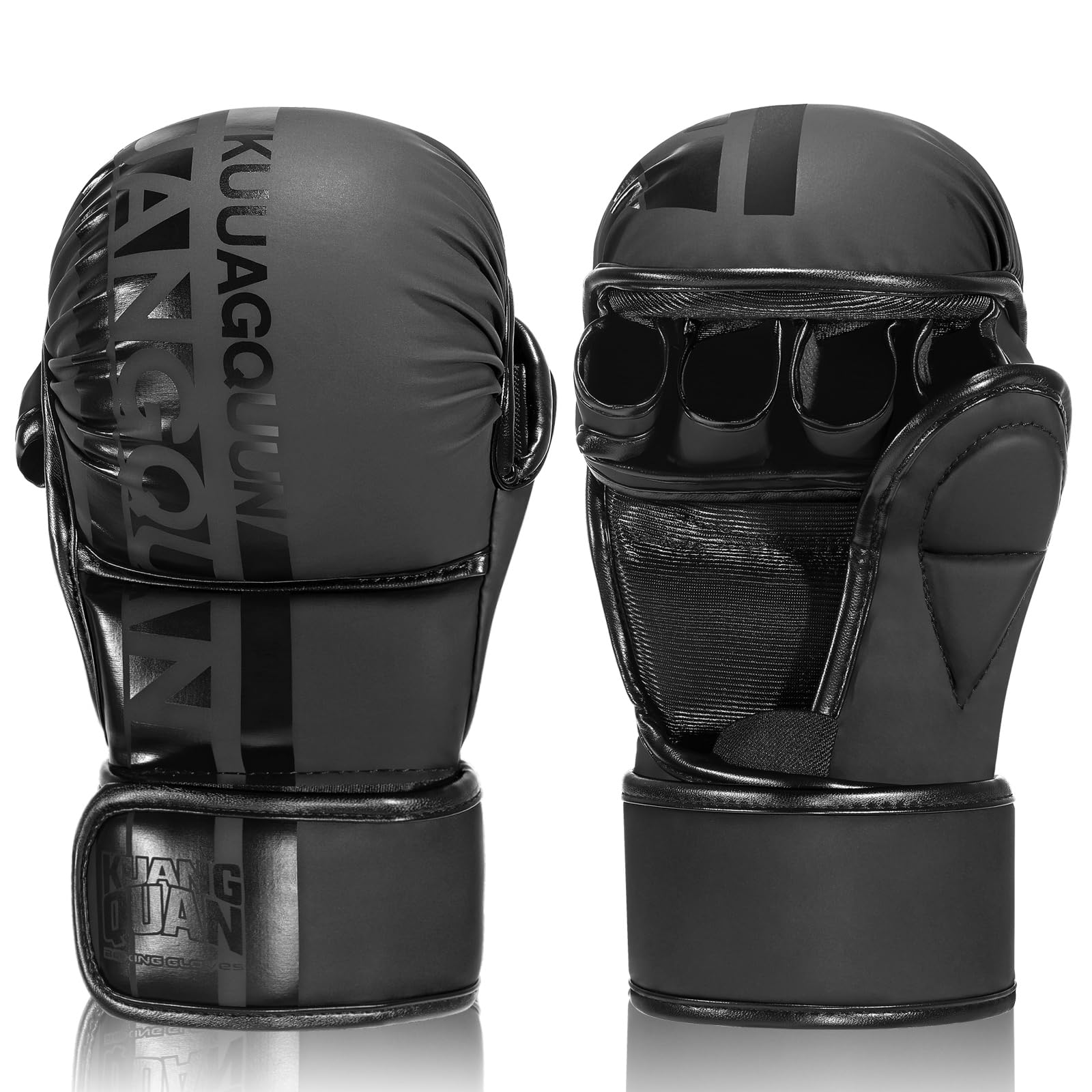 Gants MMA Open Palm FIVING En Cuir Maya Hide - Sparring, Grappling, Muay Thai, Boxe, Kickboxing - Hommes & Femmes - Protection & Ventilation Optimales
