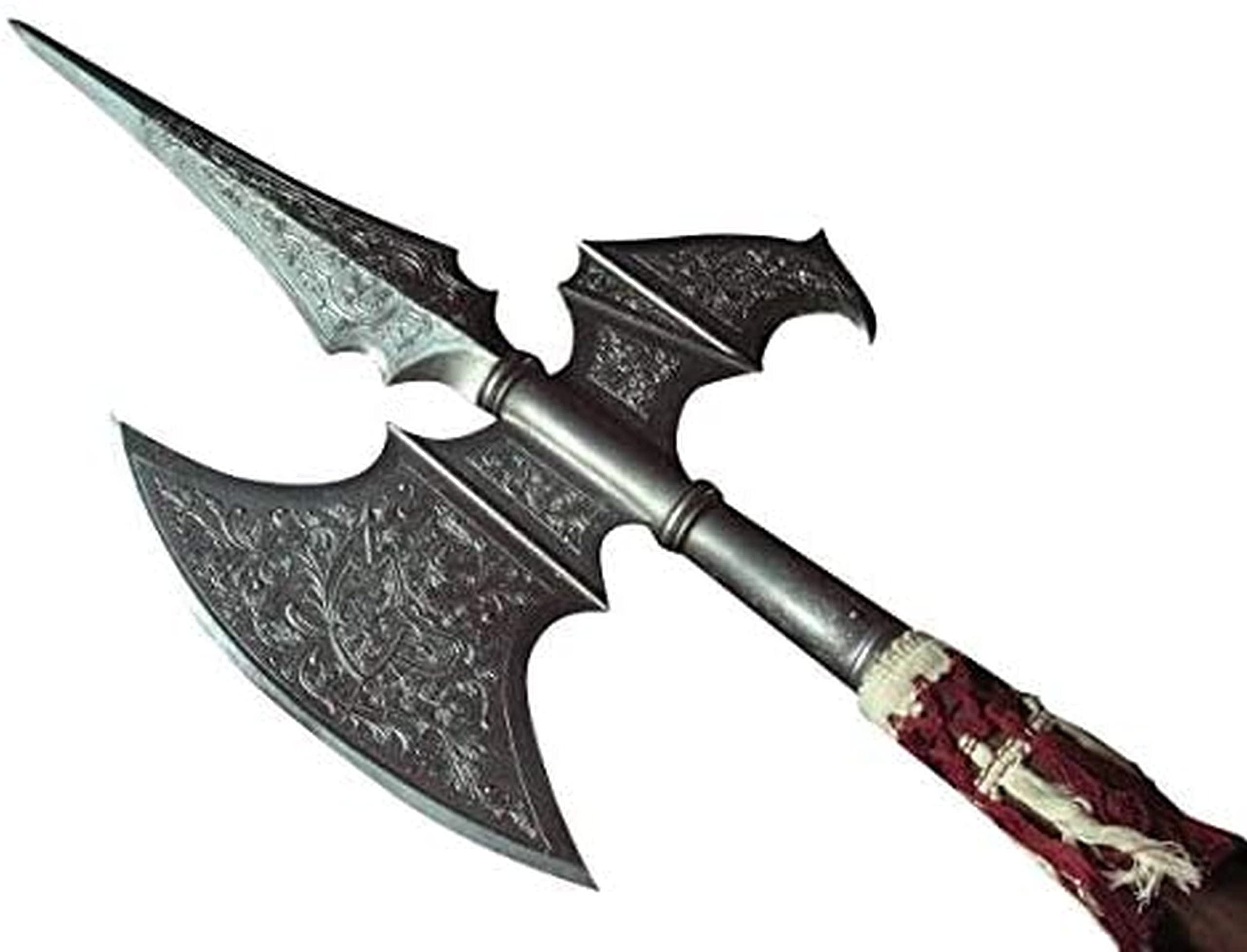 Die Hellebarde 8501 100% Handarbeit in Toledo Spanien Replik Dekoratives Hellebarde aus Stahl für einen Sammler oder als Geschenk.
