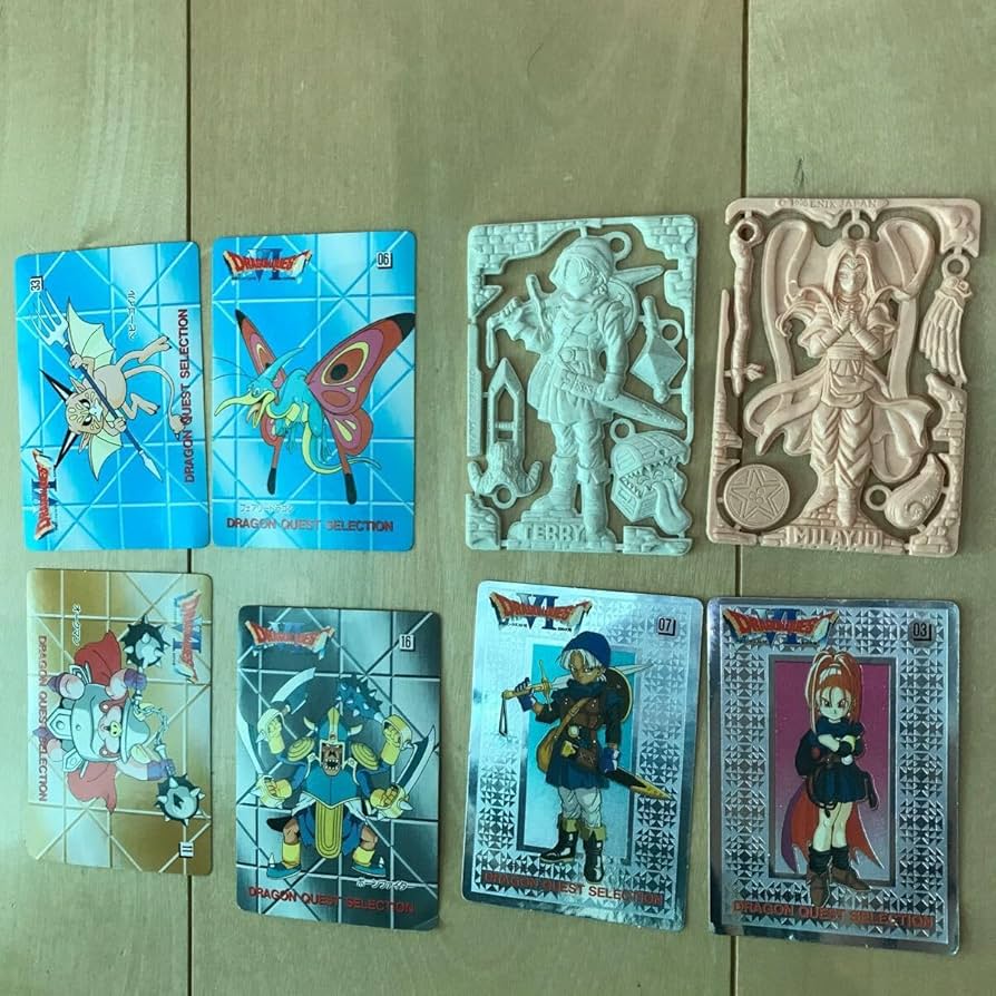 ドラゴンクエスト Ⅵ パキパキカード フルカラーメッキ 主人公 バーバラ ドラゴンクエスト Ⅵ パキパキカード フルカラーメッキ 主人公