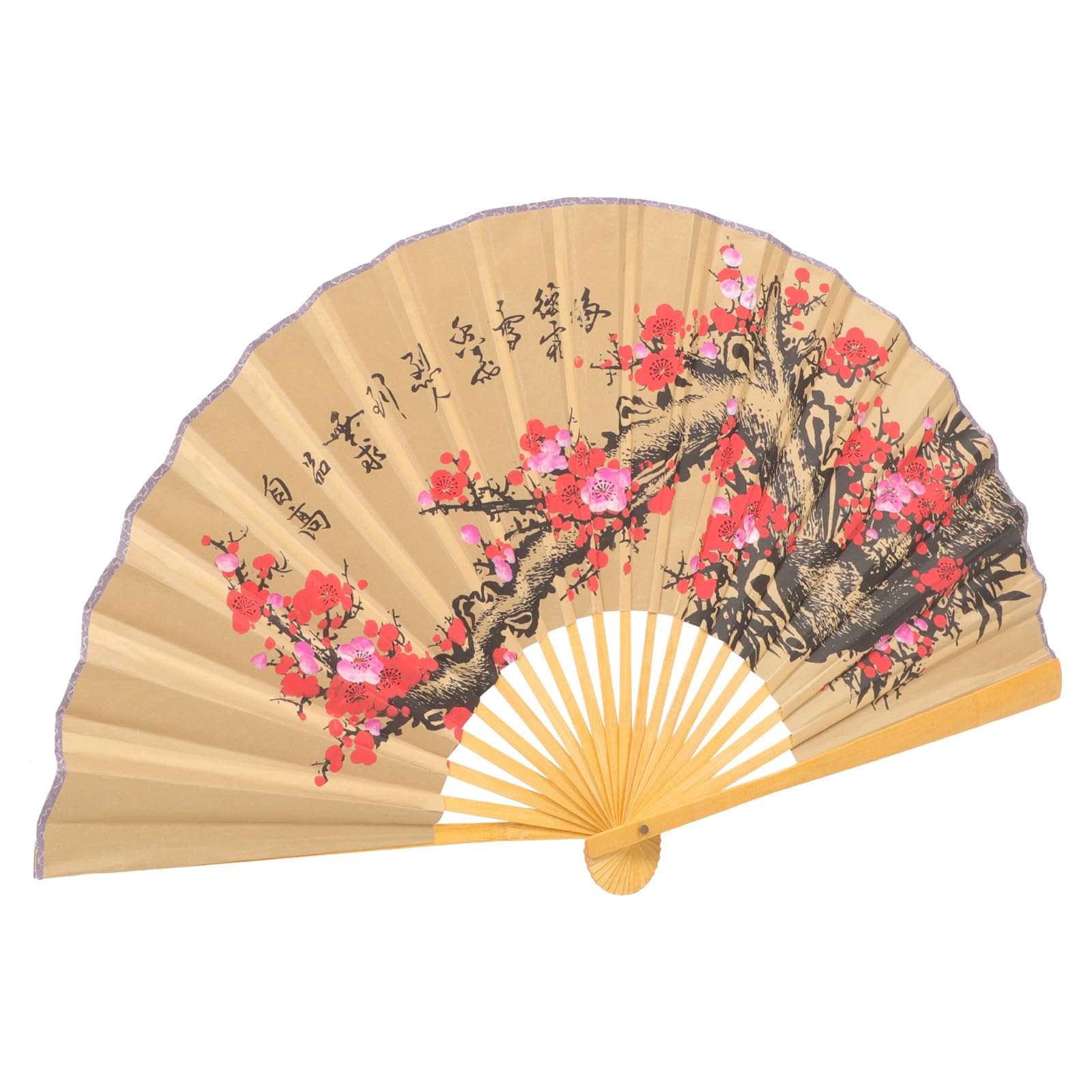 Éventail Géant en Papier Chinois pour Décorer un Mur de Salle de Fête ou un Salon de Danse