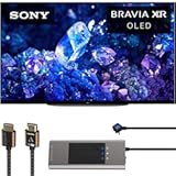 XR48A90K Bravia XR A90K 48" 4K HDR OLED Smart TV Bundle with Austere 1&period;5m 4K HDR HDMI Cable and 5-Series 6 Outlet Surge Protector