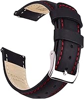 Vista 13 de Ritche Correas de Reloj de Cuero de Liberación Rápida Regalo de Navidad, Correas de Reloj Genuinas para Hombres y Mujeres, Correa de Reloj de Cuero