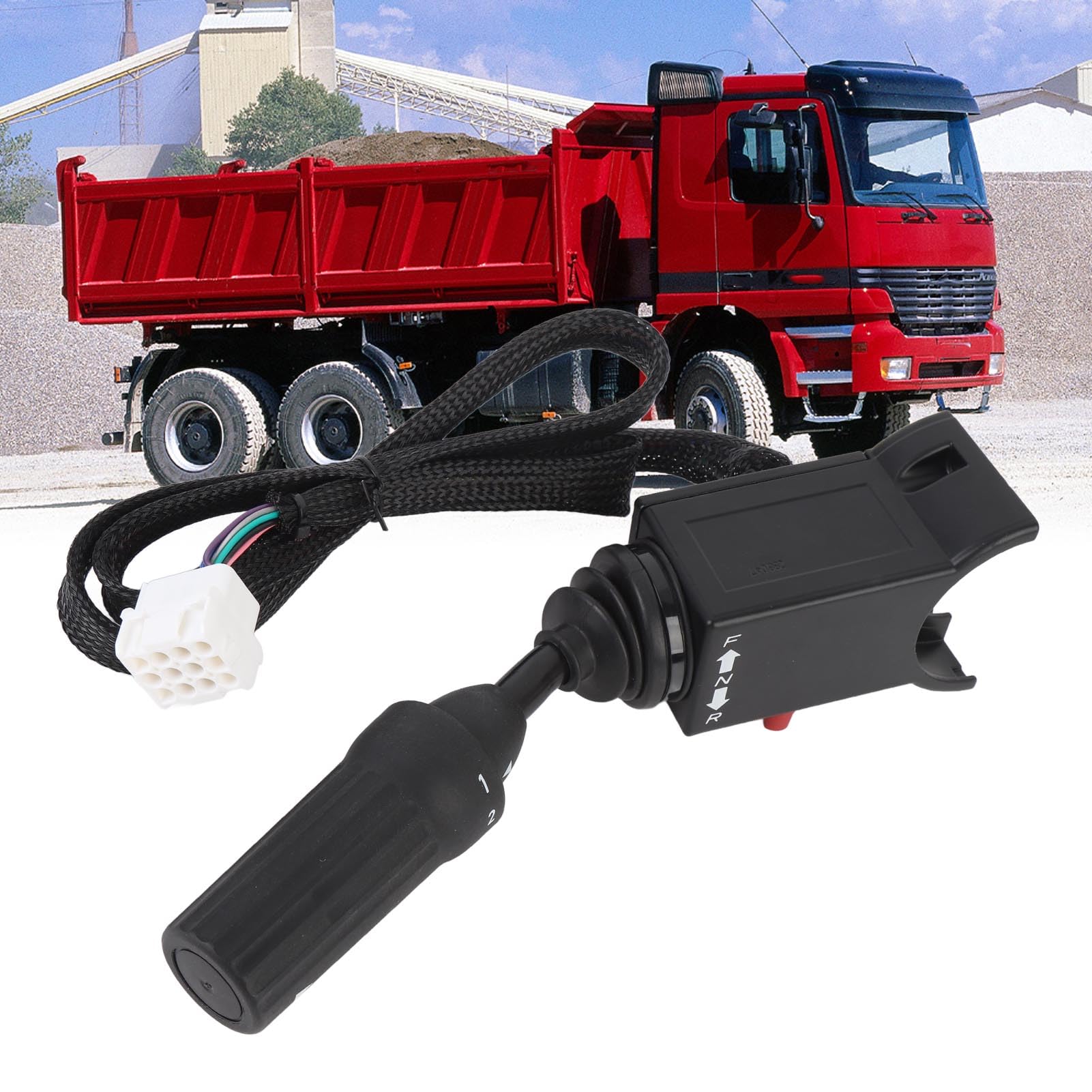 Luocute Interruttore di Combinazione del, Selettore del di Trasmissione di Alimentazione 0501216205 Sostituzione del Controller del Joystick Shifter per ZF DW-3 4WG160 4WG180 4WG200