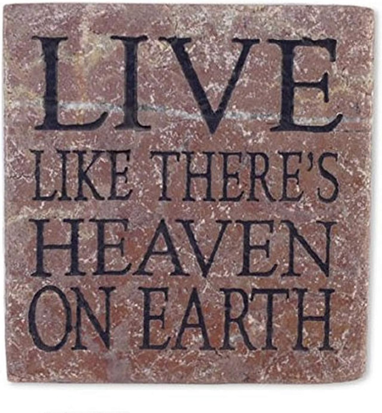 Blue Sky Clayworks Everyone is Born Right Handed Only The Gifted Overcome It Stone Tile, 4 x 4 Inches, Desk-Size Wink