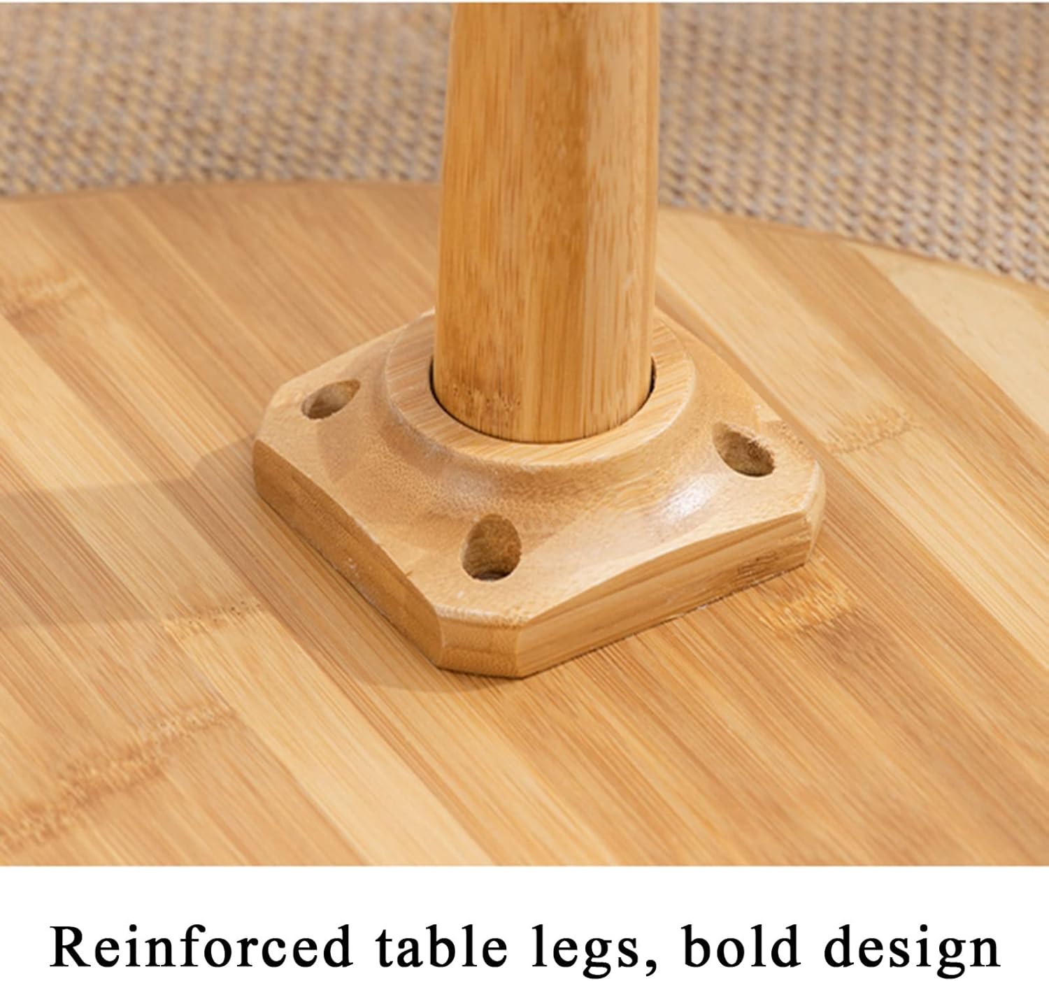 Japanese Coffee Table - Small Low Round Table for Home Study, Tatami, Bay Window, Computer, and Gaming (Color: A, Size: 70 * 70 * 50CM)