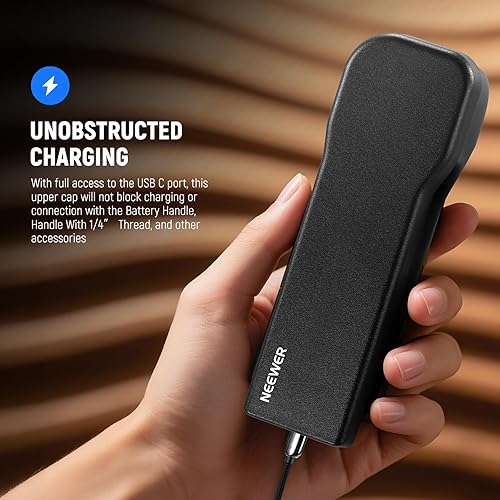 Miniatura 5 de NEEWER Funda protectora de bolsillo 3 con mosquetón y 2 fundas de sombrilla compatibles con DJI Osmo Pocket 3 Gimbal Camera, resistente a prueba de