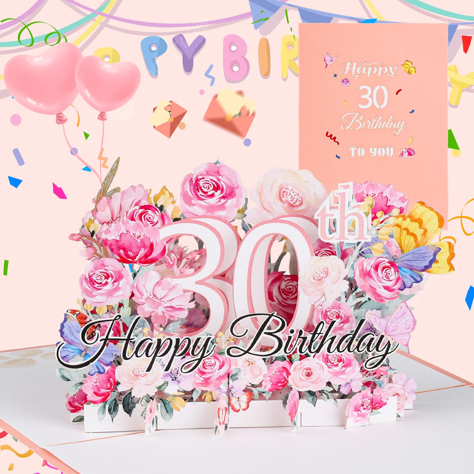 Carte Pour La Saint-Valentin,Carte De Vœux Pop-up 3D,Carte Anniversaire