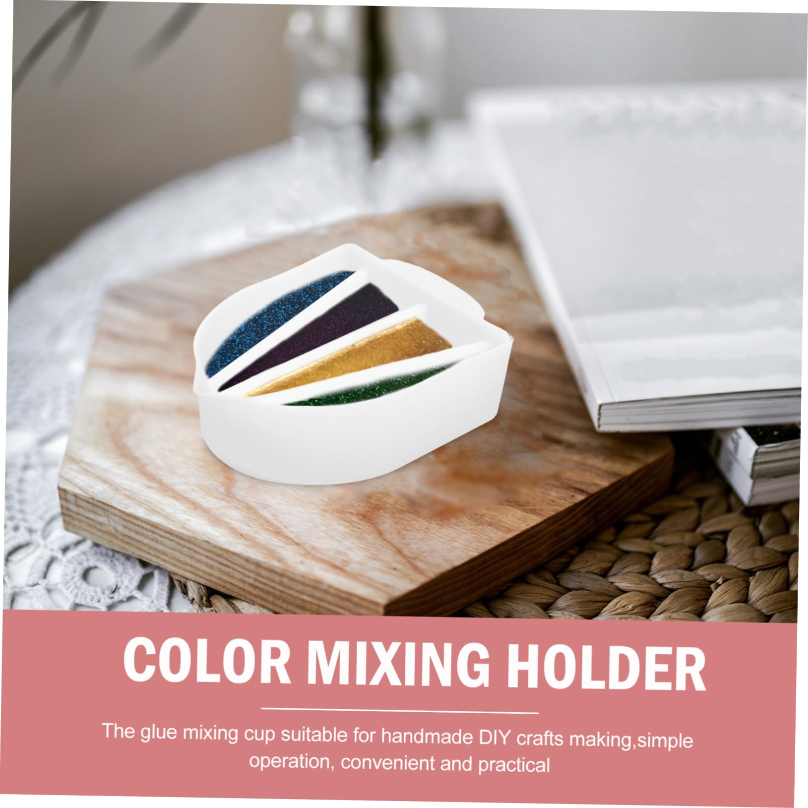 Tofficu 2pcs Art Painting Mixing Cup Silicon Cups for DIY Epoxy Projects Watercolor Pigment Epoxy Resin Making