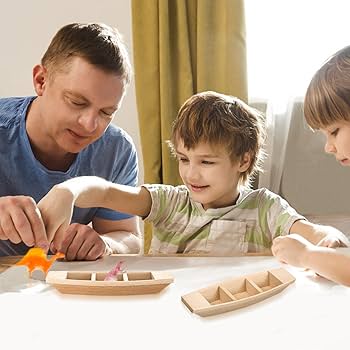 木製ボート模型 未塗装 ジオラマ模型 / ボート/船(未塗装)