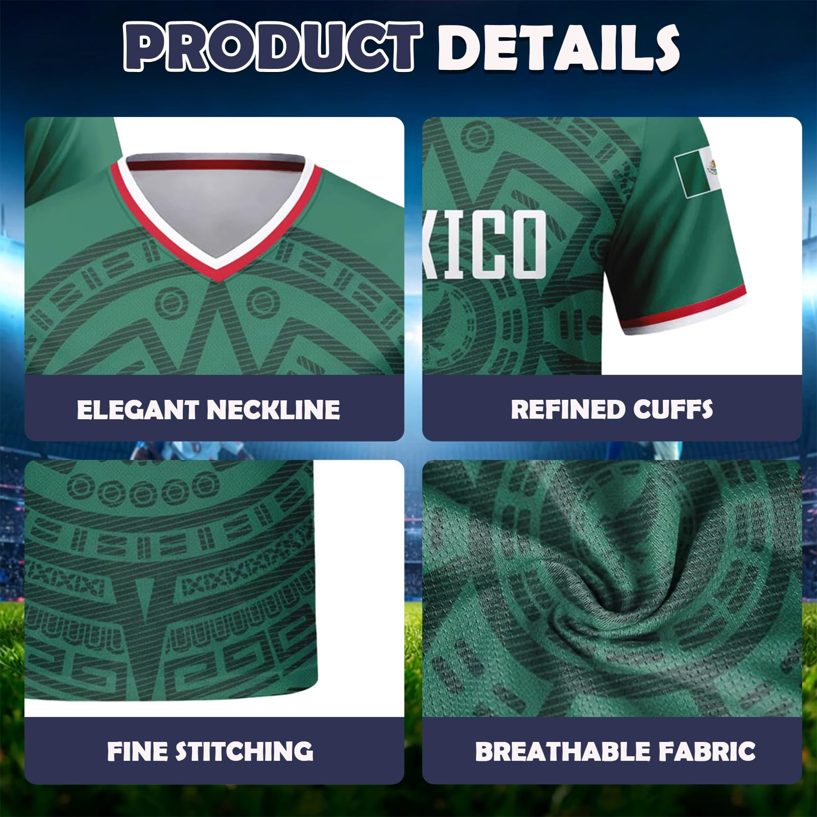 Genérico Camiseta de fútbol Personalizada, Camiseta de fútbol Nacional Personalizada con Nombre/número, Regalo Personalizado para fanáticos de Camisetas para Hombres, Mujeres y jóvenes